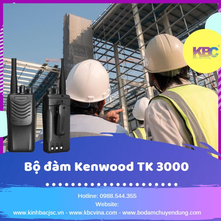 Bộ đàm Kenwood TK 3000 - Bộ đàm chuyên dụng dành trong xây dựng